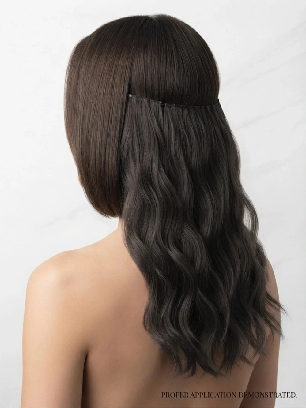 21” Wavy Clip-In Hair Extensions Set | 4 Pieces (5” Wide)